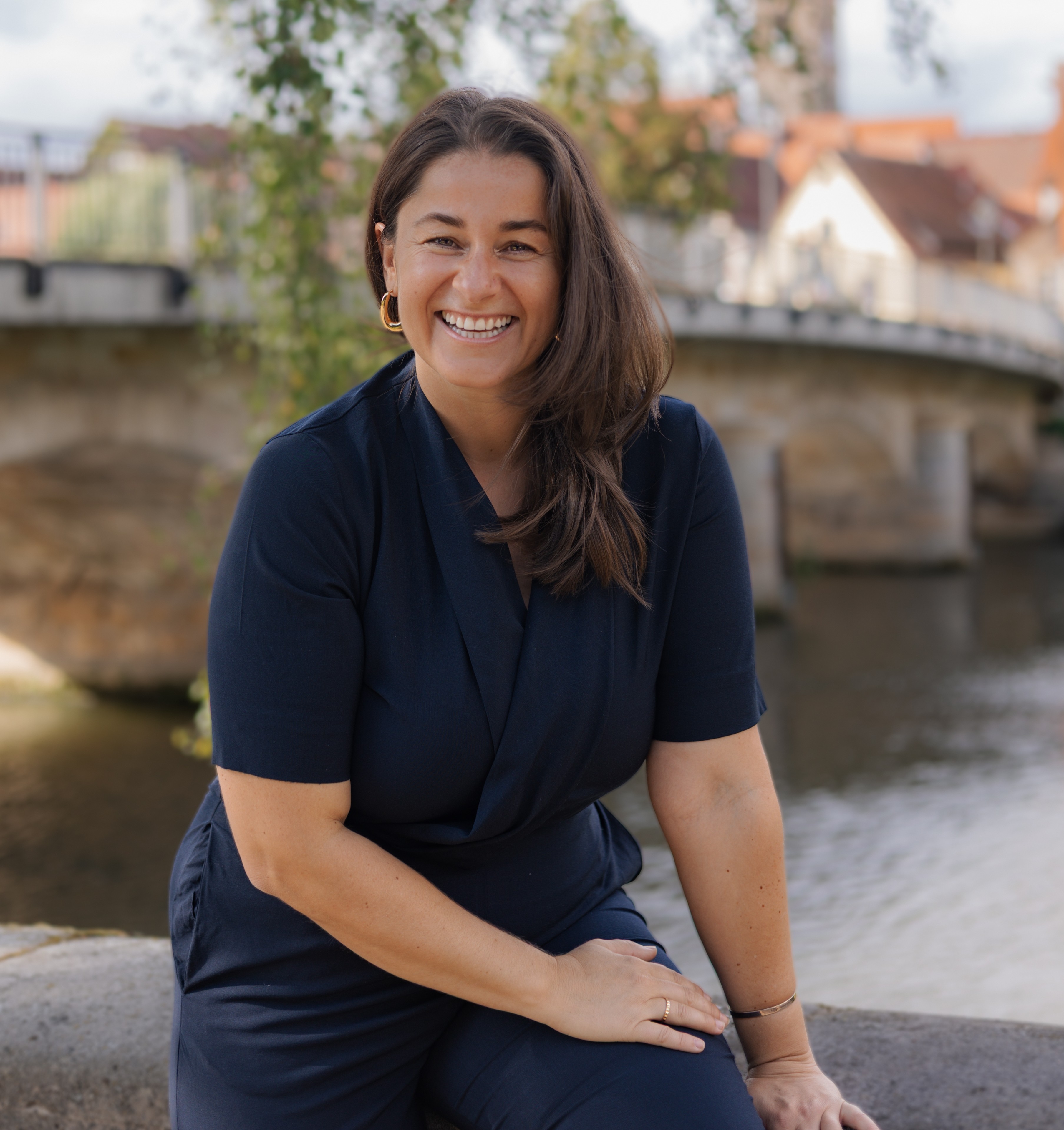 Nina Bezold an der Pegnitz